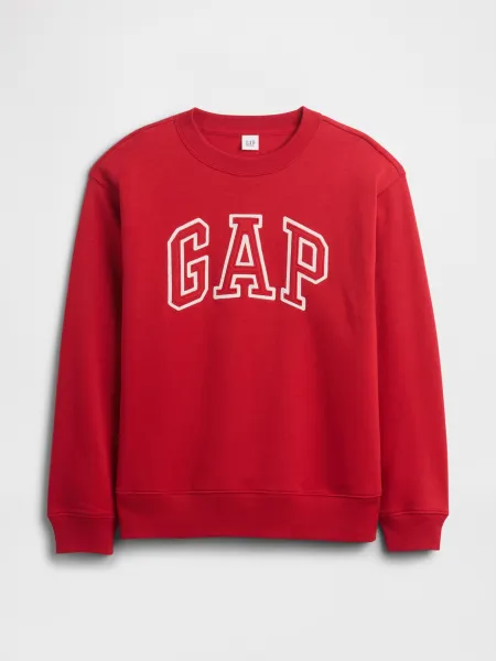 Červená mikina GAP s logom