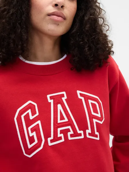 Červená mikina GAP s logom