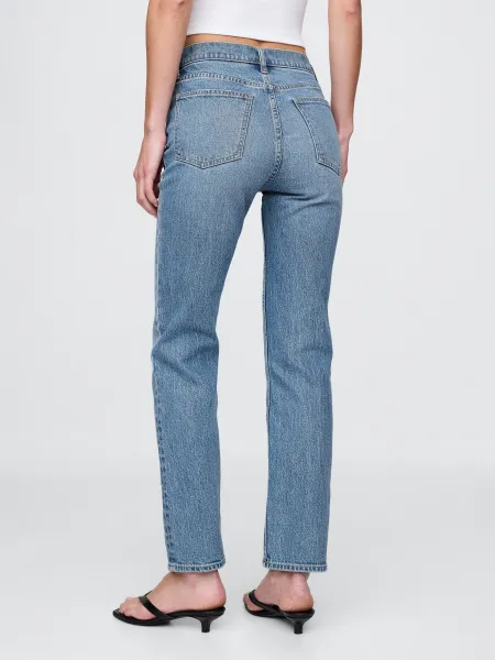 GAP dámske rifle High Rise '90s Slim Straight