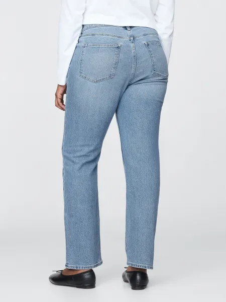 GAP dámske rifle High Rise '90s Slim Straight