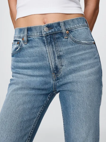 GAP dámske rifle High Rise '90s Slim Straight