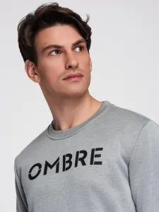 Pánska mikina Ombre s nápisom
