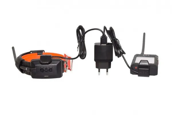Napájecí adaptér Dogtrace duální s USB kabely a klipsy