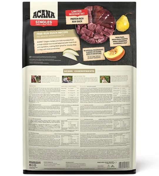 Acana Dog Free-run Duck Singles 6 kg