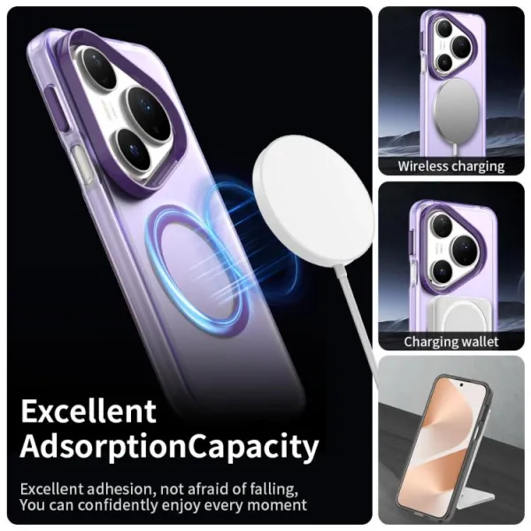 CANDY MAGSAFE Ochranný obal pre Huawei Pura 80 Pro fialový