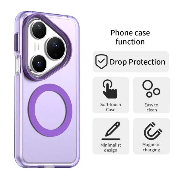 CANDY MAGSAFE Ochranný obal pre Huawei Pura 80 Pro fialový