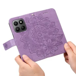 ART MANDALA Peňaženkový obal pre Honor 400 Smart 5G / Honor X7d fialový
