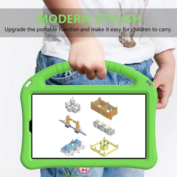 KIDDO Detský obal pre Samsung Galaxy Tab A9 zelený