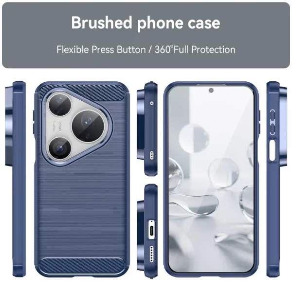 FLEXI TPU Ochranný obal Huawei Pura 80 Pro modrý