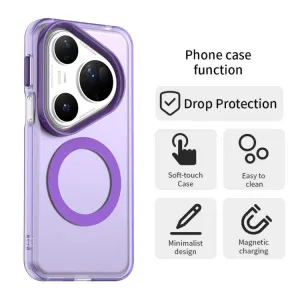 CANDY MAGSAFE Ochranný obal pre Huawei Pura 80 Ultra fialový