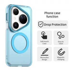 CANDY MAGSAFE Ochranný obal pre Huawei Pura 80 Ultra modrý