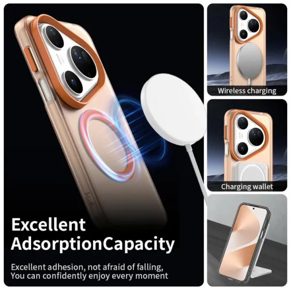 CANDY MAGSAFE Ochranný obal pre Huawei Pura 80 Ultra oranžový