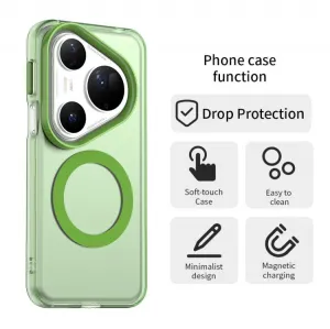 CANDY MAGSAFE Ochranný obal pre Huawei Pura 80 Ultra zelený