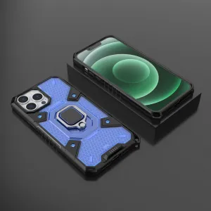 MG Capsule Ring plastový kryt na iPhone 13 Pro, modrý