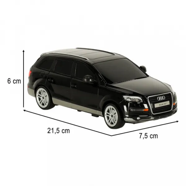 Rastar RC model Audi Q7 1:24 čierne na diaľkové ovládanie-MOVEO