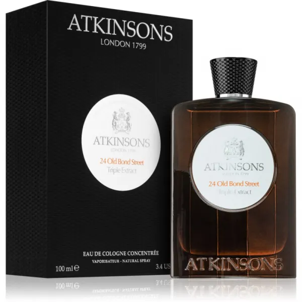 Atkinsons 24 Old Bond Street Triple Extract kolínska voda unisex 100 ml