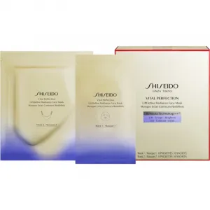 Shiseido Vital Perfection Liftdefine Radiance Face Mask luxusná spevňujúca maska na tvár pre ženy 6x2 ks