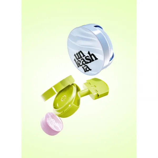 Unleashia Babe Skin Baby Blue Cushion dlhotrvajúci make-up v hubke SPF 40 odtieň 17C Seraphic 15 g