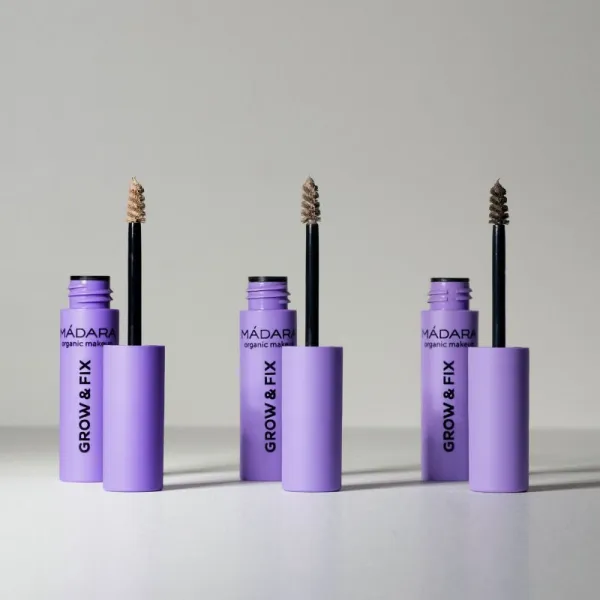 MÁDARA Grow & Fix tónovací gél na obočie odtieň Ash Brown 4,25 ml