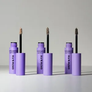 MÁDARA Grow & Fix tónovací gél na obočie odtieň Ash Brown 4,25 ml
