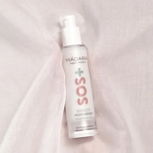 MÁDARA SOS+ Sensitive hydratačný krém pre citlivú pleť 50 ml