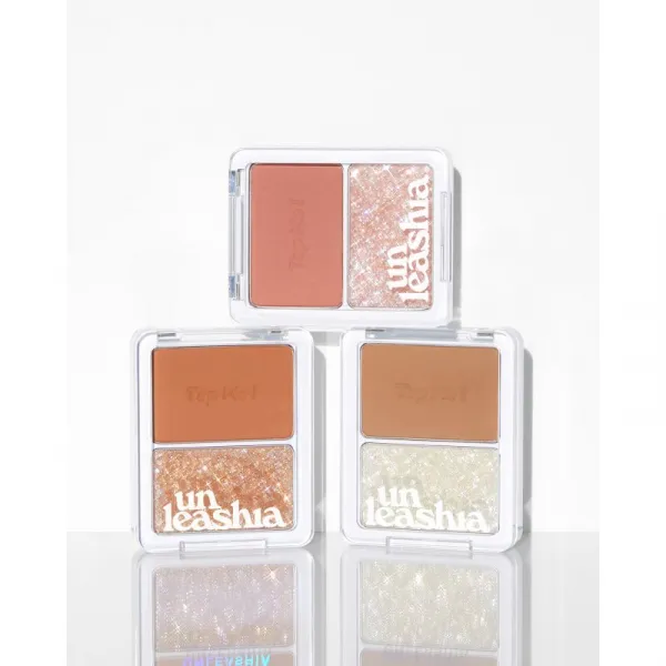 Unleashia Tap Me Palette Duo paletka očných tieňov odtieň NO.2 Groovy 8.4 g
