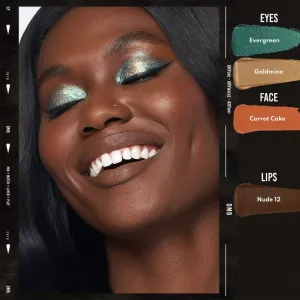 Danessa Myricks Beauty Colorfix Sparklers multifunkčné líčidlo na oči, pery a tvár odtieň Evergreen 10 ml