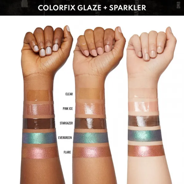 Danessa Myricks Beauty Colorfix Sparklers multifunkčné líčidlo na oči, pery a tvár odtieň Evergreen 10 ml
