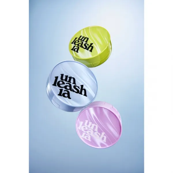 Unleashia Babe Skin Baby Blue Cushion dlhotrvajúci make-up v hubke SPF 40 odtieň 17C Seraphic 15 g