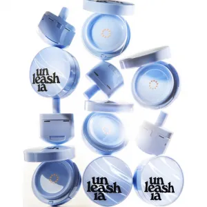Unleashia Babe Skin Baby Blue Cushion dlhotrvajúci make-up v hubke SPF 40 odtieň 21N Fluffy 15 g