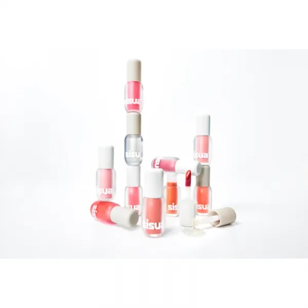 Unleashia Sisua Popcorn Syrup Lip Plumper hydratačný lesk na pery odtieň No.1 Strawberry Cream 3.8 g