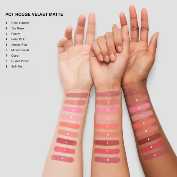 Bobbi Brown Pot Rouge Velvet Matte matná krémová lícenka odtieň Guava Punch 8.5 g