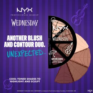 NYX Professional Makeup Wednesday Contour Palette kontúrovacia paletka na tvár 4x2.88 g