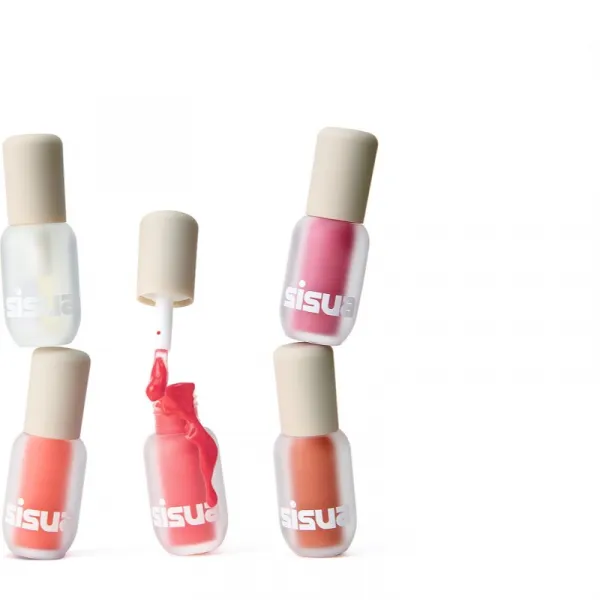 Unleashia Sisua Popcorn Syrup Lip Plumper hydratačný lesk na pery odtieň No.1 Strawberry Cream 3.8 g