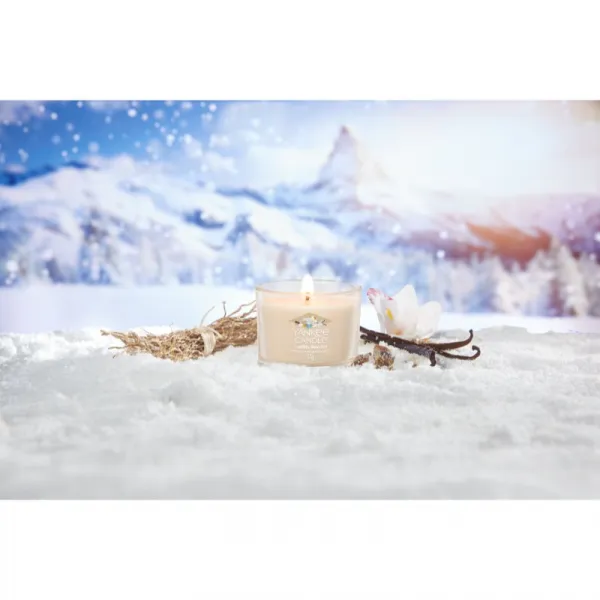 Yankee Candle Vanilla Flurries votívna sviečka glass 37 g