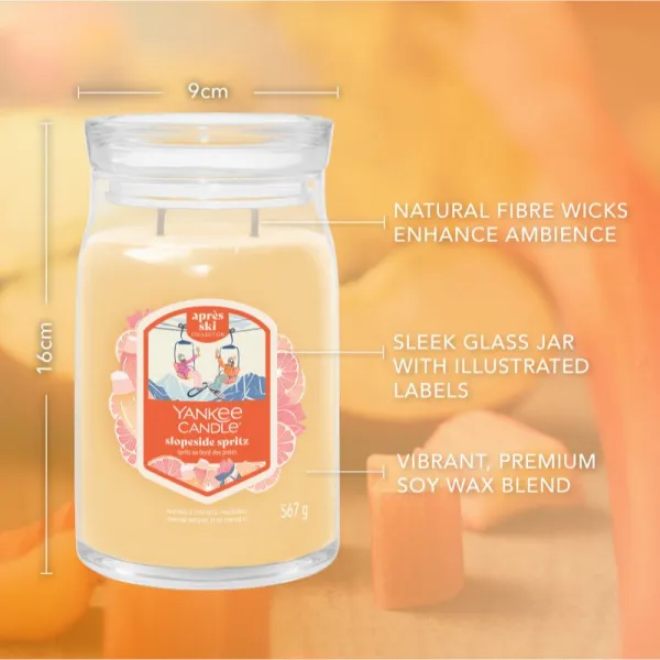 Yankee Candle Slopeside Spritz vonná sviečka Signature 567 g