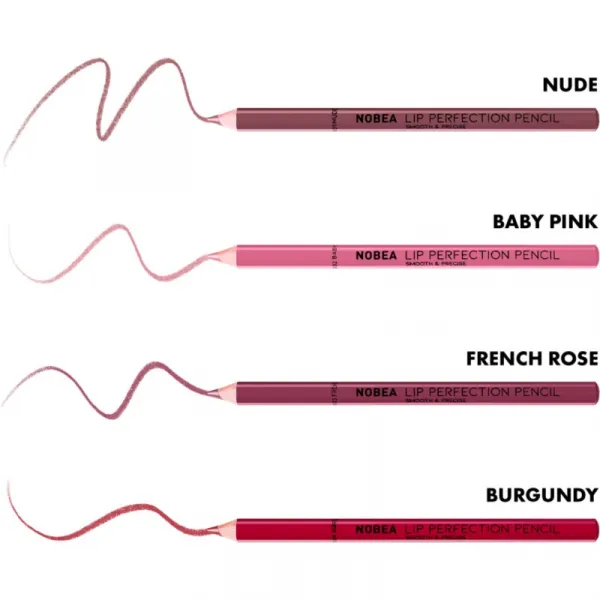 NOBEA Day-to-Day Lip Perfection Pencil kontúrovacia ceruzka na pery French Rose 03 1.55 g