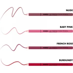 NOBEA Day-to-Day Lip Perfection Pencil kontúrovacia ceruzka na pery French Rose 03 1.55 g
