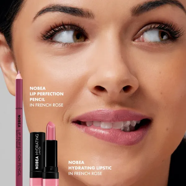 NOBEA Day-to-Day Lip Perfection Pencil kontúrovacia ceruzka na pery French Rose 03 1.55 g