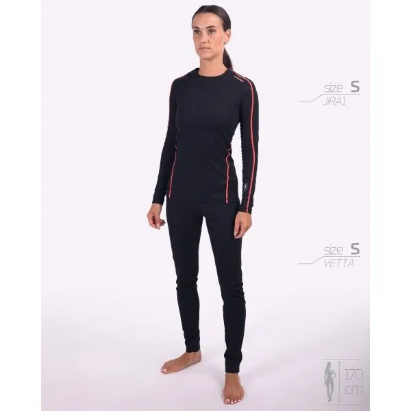 Klimatex JIRA1 THERMOCOOL SOFT Dámske Thermocool Soft tričko, čierna, veľkosť