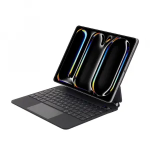 JP Magnetic Keyboard MK01 púzdro na tablet s displejom, iPad Pro 13 2024 / 2025, čierne