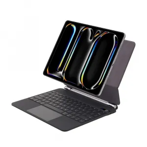JP Magnetic Keyboard MK01 púzdro na tablet s displejom, iPad Pro 13 2024 / 2025, čierne