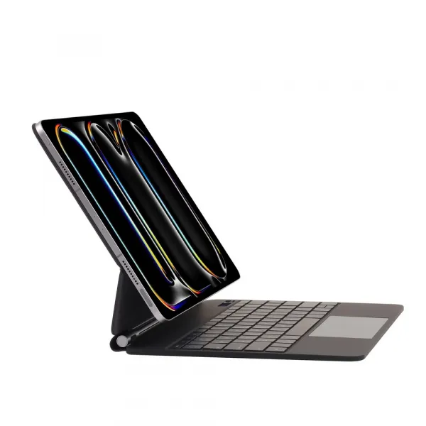 JP Magnetic Keyboard MK01 púzdro na tablet s displejom, iPad Pro 13 2024 / 2025, čierne