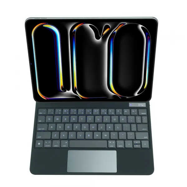 JP Magnetic Keyboard MK01 púzdro na tablet s displejom, iPad Pro 11 2024 / 2025, čierne