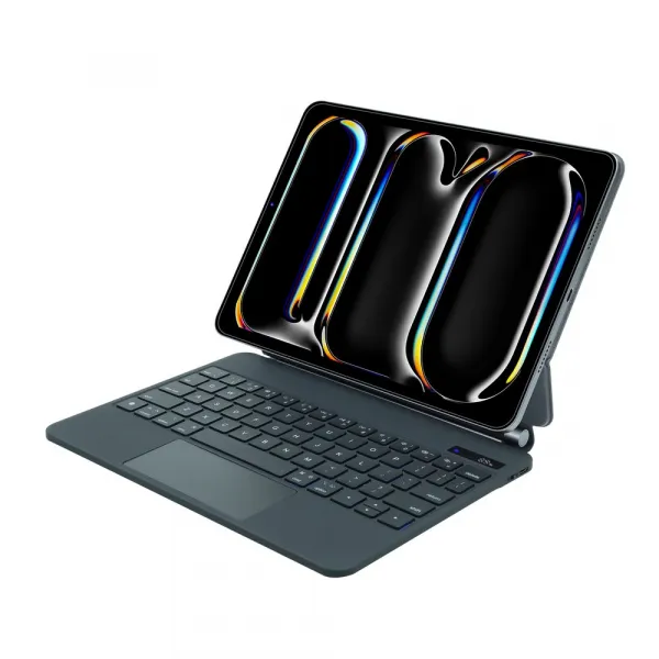 JP Magnetic Keyboard MK01 púzdro na tablet s displejom, iPad Pro 11 2024 / 2025, čierne