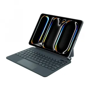 JP Magnetic Keyboard MK01 púzdro na tablet s displejom, iPad Pro 11 2024 / 2025, čierne