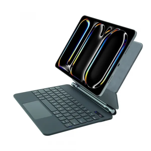 JP Magnetic Keyboard MK01 púzdro na tablet s displejom, iPad Pro 11 2024 / 2025, čierne