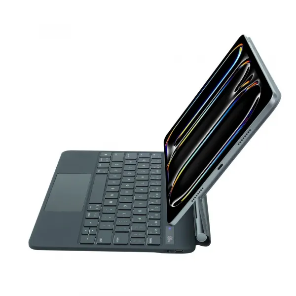 JP Magnetic Keyboard MK01 púzdro na tablet s displejom, iPad Pro 11 2024 / 2025, čierne