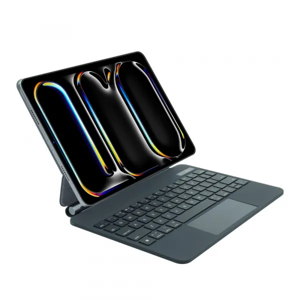JP Magnetic Keyboard MK01 púzdro na tablet s displejom, iPad Pro 11 2024 / 2025, čierne
