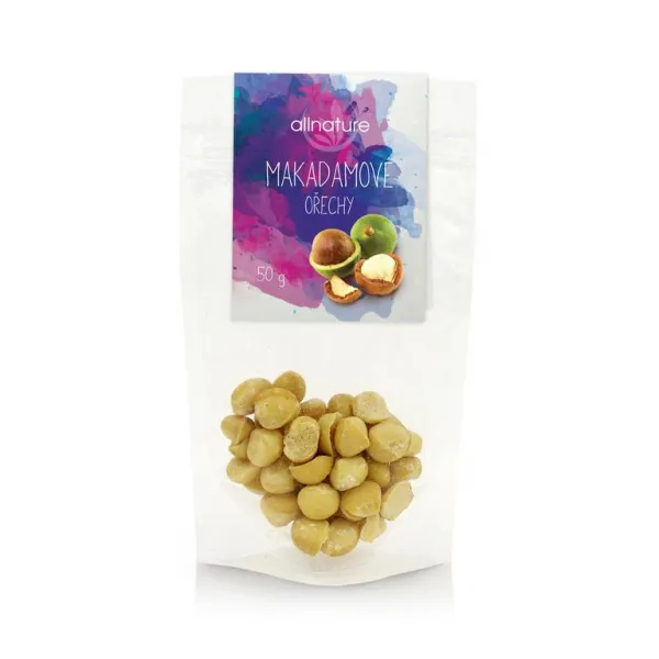 ALLNATURE Makadamové orechy 50 g